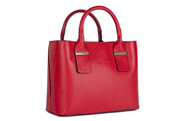 Nocara by Moretti Milano Luxury leather fashion bag 14418 Red